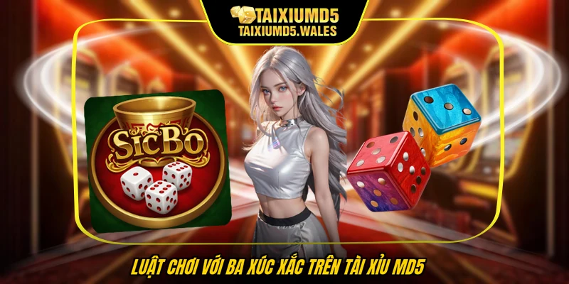 Luật chơi với ba xúc xắc trên Tài Xỉu MD5